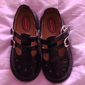 Pure leather girls shoes